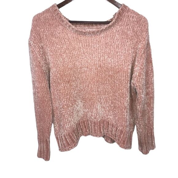 Women's Philosophy Pink Soft Chenille Knit Sweater - Picture 1 of 6